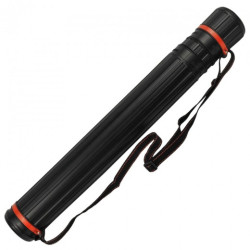 Plastic tube, black adjustable - szal art - sklep plastyczny