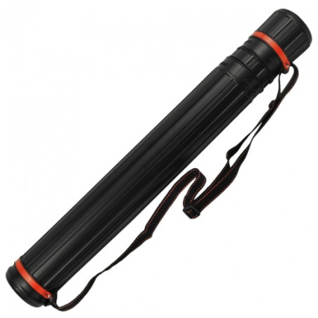 Plastic tube, black adjustable - szal art - sklep plastyczny