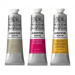 Winsor&Newton griffin farby alkidowe - 37ml - sklep plastyczny - szał