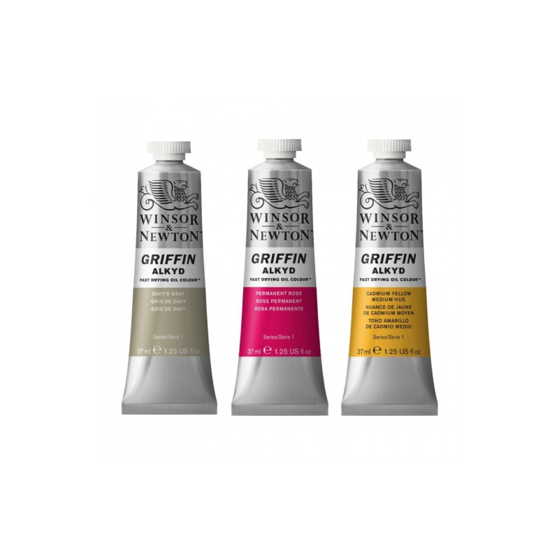 Winsor&Newton griffin farby alkidowe - 37ml - sklep plastyczny - szał