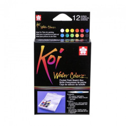 Sakura koi water colors set of 12 watercolors