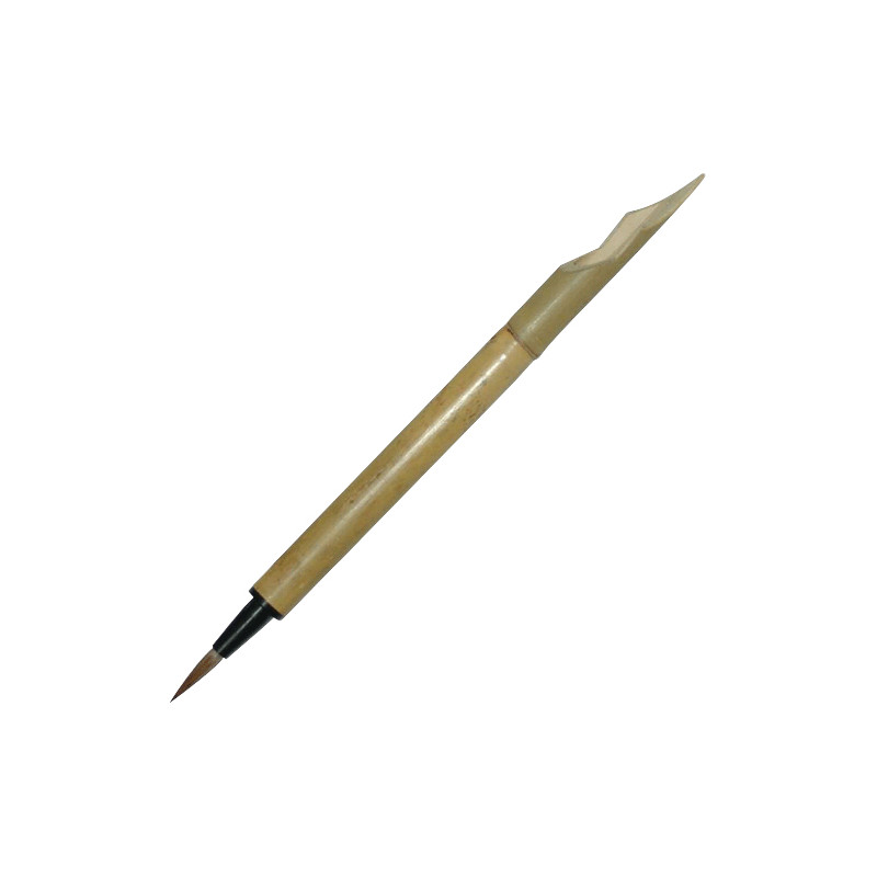 Piórko bambusowe do chińskiej kaligrafii dwustronne - sklep plastyczny