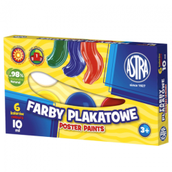 Poster paints Astra 6x10ml - szal art - sklep plastyczny