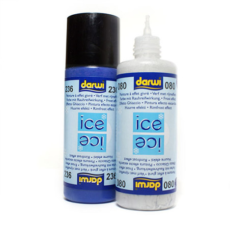 Darwi ice farby lodowe do szkła 80ml - sklep plastyczny - szal dla pla