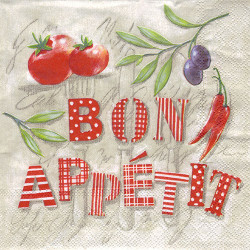 Serwetka do decoupage Ambiente 7-13308330 bon appetit - sklep plastycz