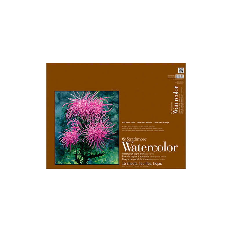 Blok Strathmore s.400 watercolor 300g 15ark - sklep plastyczny - szał