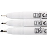 A set of three ZIG calligraphy pens, 1.0, 2.0, 3.0