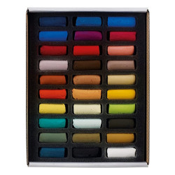 Sennelier dry pastels 30 colors of basic halves
