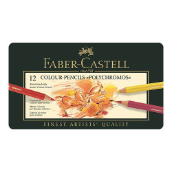 Faber-Castell polychromos set of 12 crayons