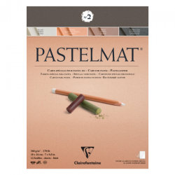 Blok Clairefontaine pastelmat nr 2 360g 12ark - sklep plastyczny - sza