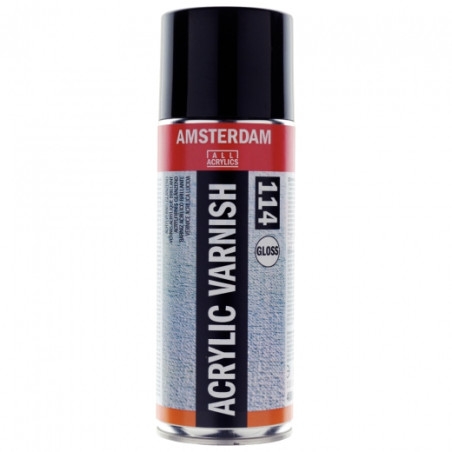 Talens amsterdam werniks błyszczący nr114 spray 400ml - sklep plastycz