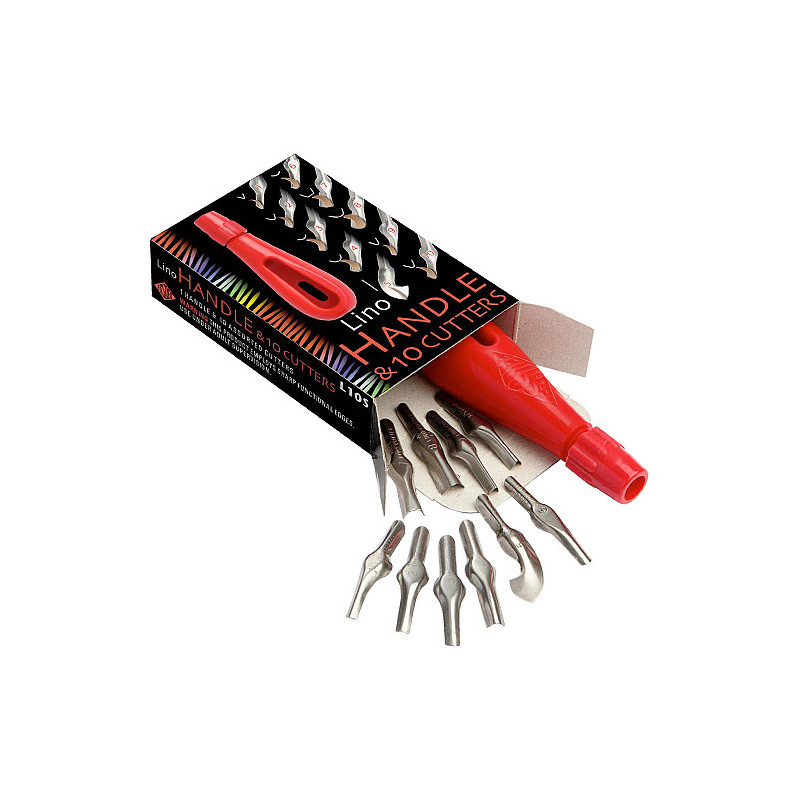 Essdee komplet do linorytu 10 dłutek EDL10S - sklep plastyczny - szał