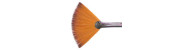 Renesans synthetic fan brushes series 1097FN
