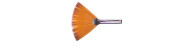 Renesans synthetic fan brushes series 1097FN