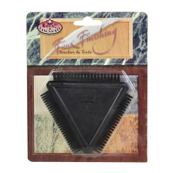 Rubber triangular R & L comb - szal art - sklep plastyczny