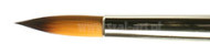 Series 1001R - brush gold synthetic round, long handle