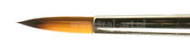 Series 1001R - brush gold synthetic round, long handle