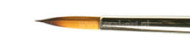 Series 1001R - brush gold synthetic round, long handle