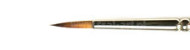 Series 1001R - brush gold synthetic round, long handle