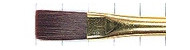 Series 1086F - brush mahogany flat, long