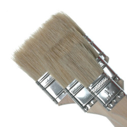 The set of 3 brushes ROYAL LANGNICKEL white bristles RL120