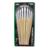 The set of 12 pbrushes ROYAL series RL9606 white synthetic round