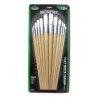 The set of 12 brushes ROYAL series RL9605 white synthetic flat