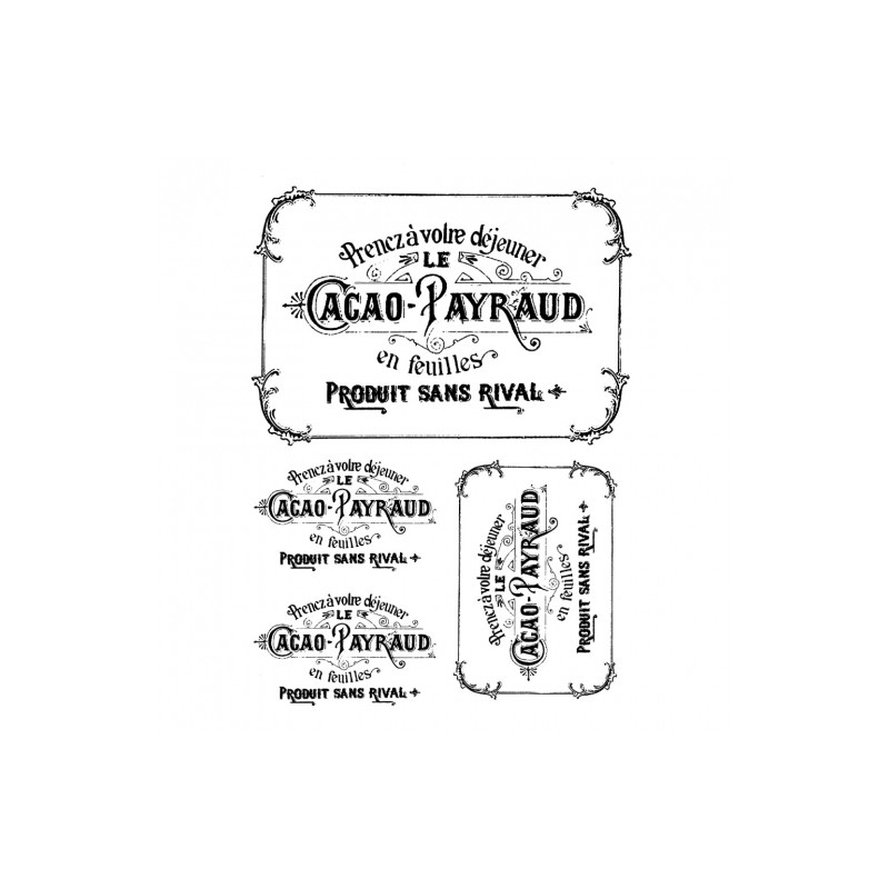 Rice decoupage paper A4 ITD R514