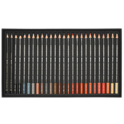 Caran d'Ache museum aquarelle set of 76 watercolor pencils+2 pencils