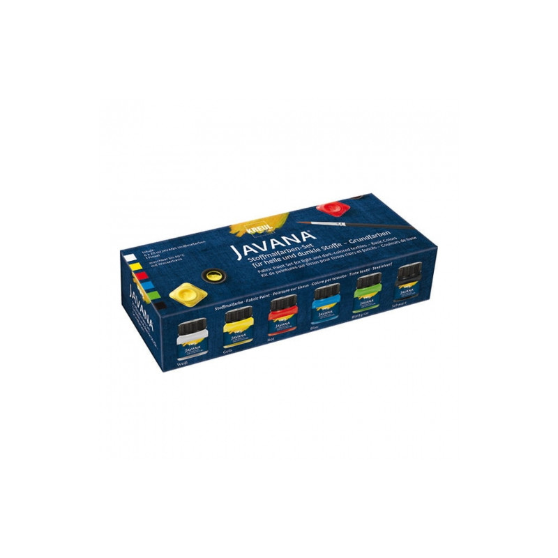 Kreul javana metallic paint set 6x20ml