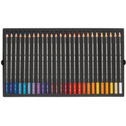 Caran d'Ache museum aquarelle set of 76 watercolor pencils+2 pencils