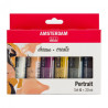 Talens Amsterdam 6x20ml portrait acrylic paint set
