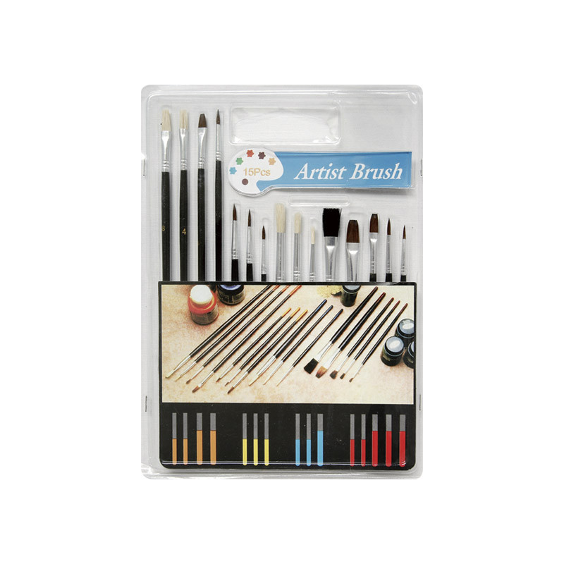 The set of 15 different brushes Phoenix 0015