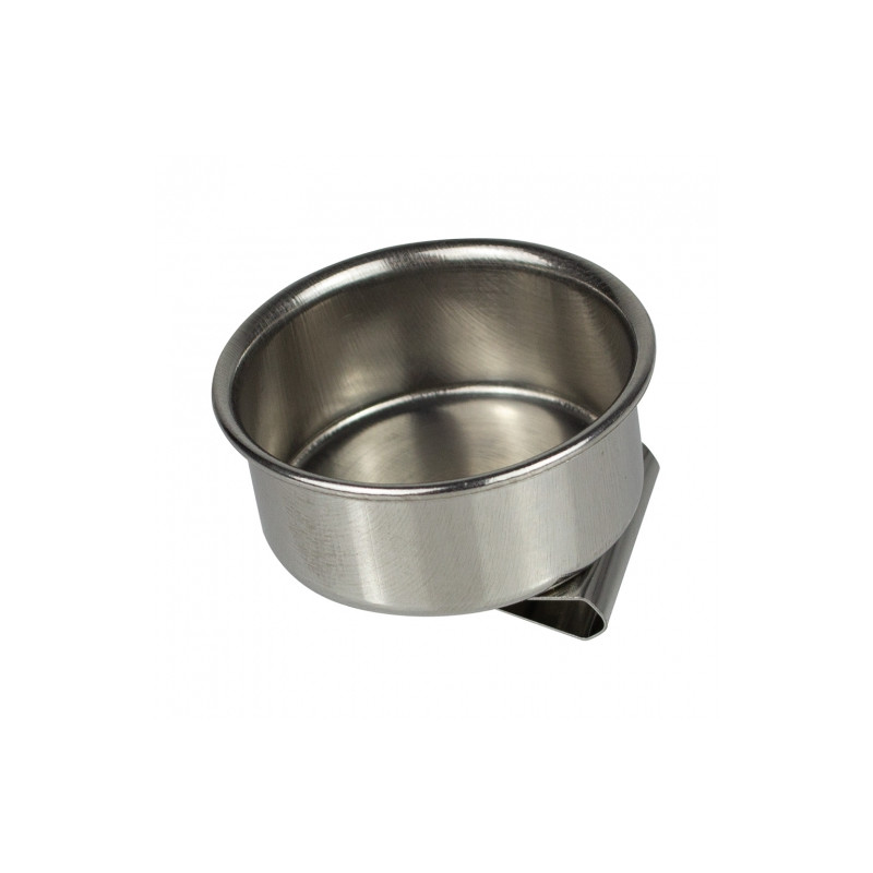 Metallic media container single open