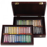 Talens rembrandt landscape pastels wooden box 60 colors