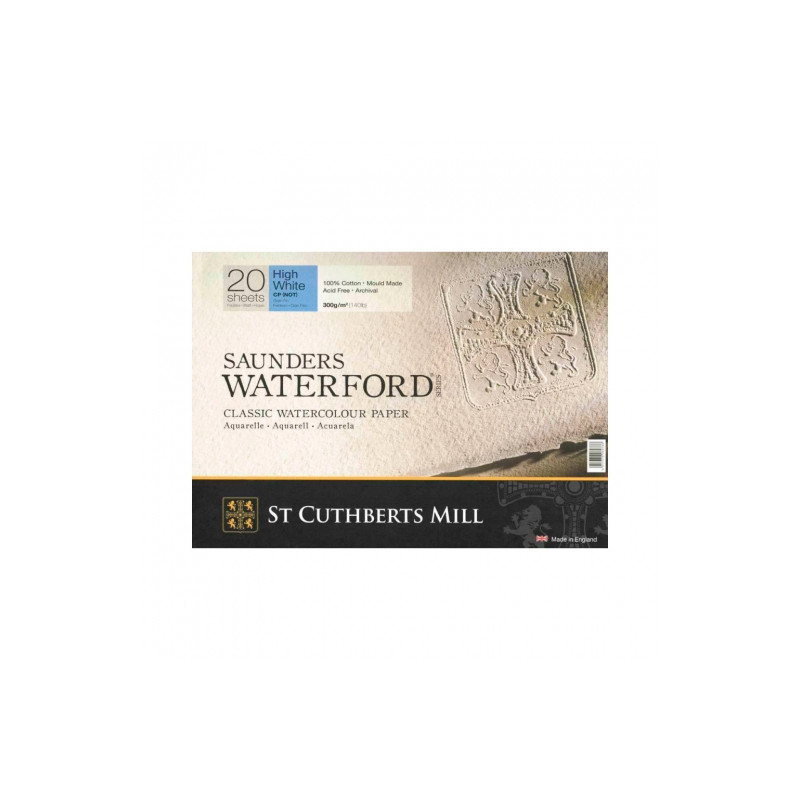 Saunders Waterford Block watercolor 31x23 300g 20 sheets