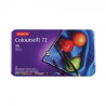 Derwent coloursoft zestaw 72 miękkich kredek metal opak - sklep plasty