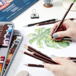 Derwent coloursoft set of crayons 72 colors