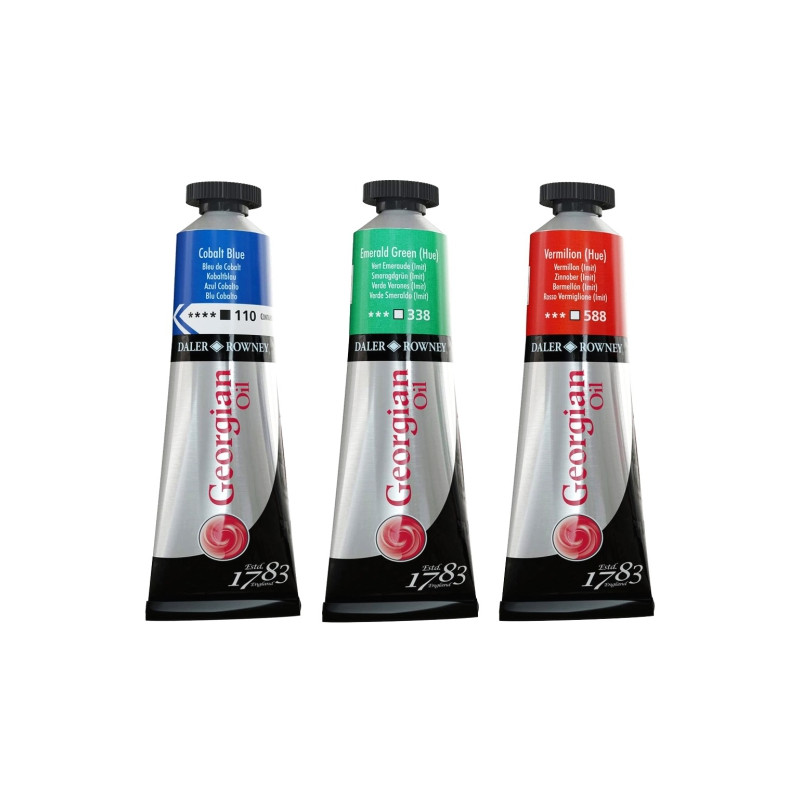 Daler Rowney farby olejne georgian 38 ml - sklep plastyczny - szał dla