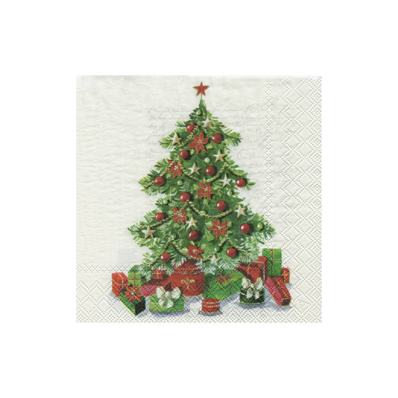 Serwetka do decoupage Ambiente 14-33304985 choinka - sklep plastyczny