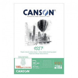 Block Canson 1557 drawing 180g 30 sheets
