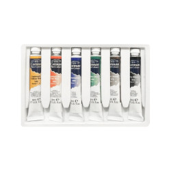 Winsor&Newton cotman zestaw farb akwarelowych 6x8ml - sklep plastyczny