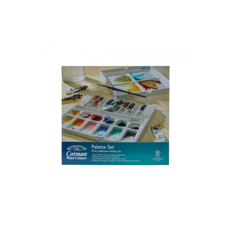 Winsor&Newton cotman palette set farby akwarelowe 10 sztuk - sklep pla