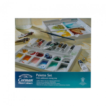 Winsor&Newton cotman palette set farby akwarelowe 10 sztuk - sklep pla