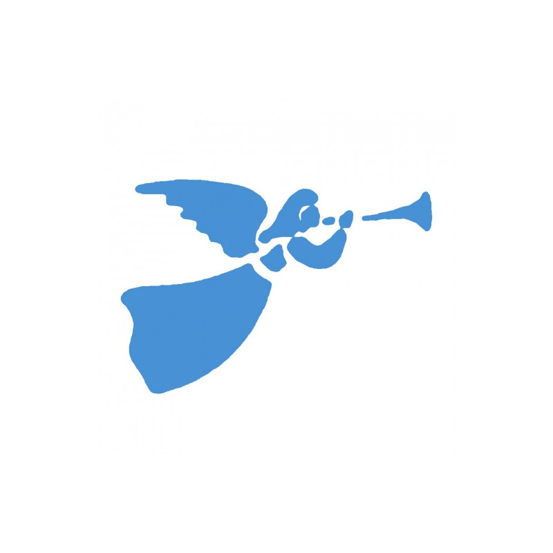 Szablony świąteczne Anioł grający - sklep plastyczny - szał dla plasty