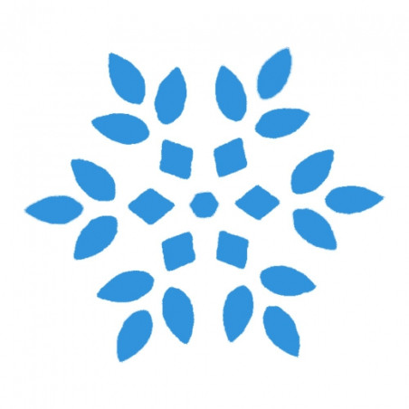 Szablony świąteczne - śnieżka - sklep plastyczny - szał dla plastyków