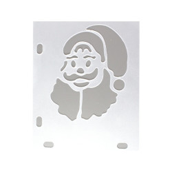 Christmas template - santa face - sklep plastyczny - szał dla plastykó