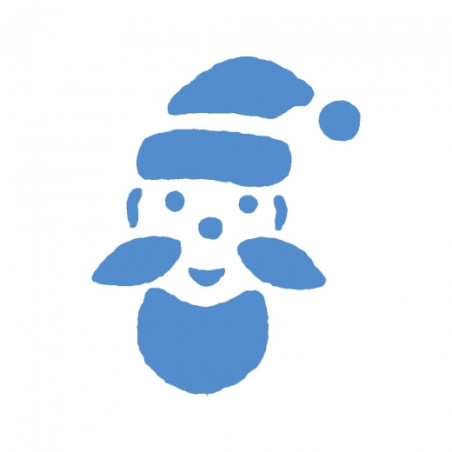Christmas template - snowman facel - sklep plastyczny - szał dla plast