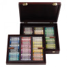 Talens Rembrandt Pastels Wooden Box Landscape - 90 colors