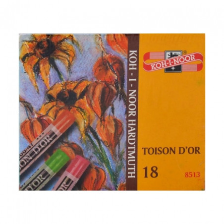 Koh-i-noor set of soft pastels 18 colors 8513